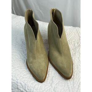 Vince Ankle Boots in Light Tan